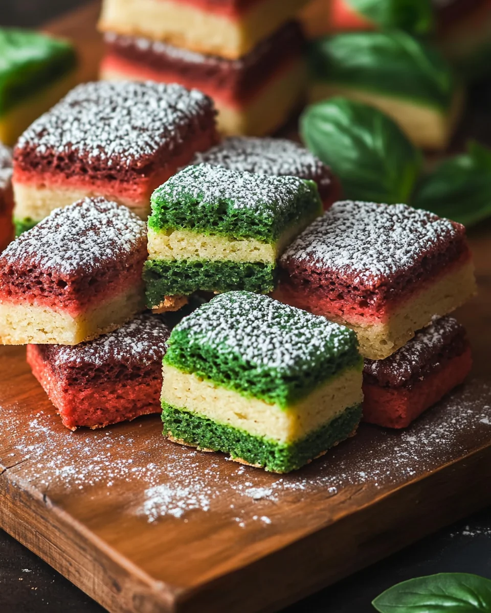 Biscuits Arc-en-ciel Italiens – La Véritable Recette des Tri-Color Cookies