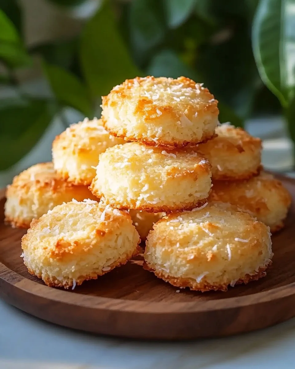 Biscuits Moelleux et Beurrés à la Noix de Coco