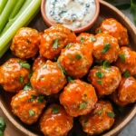Boulettes de Poulet Sauce Buffalo Maison