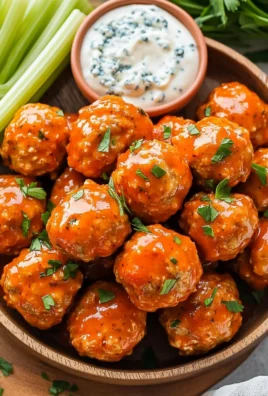 Boulettes de Poulet Sauce Buffalo Maison