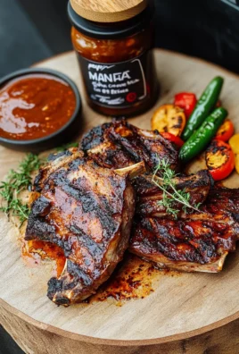 Côtes de porc Manex grillées à la sauce Sakari BBQ