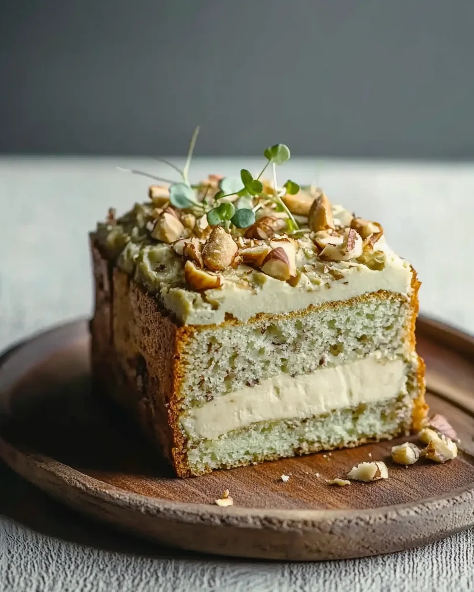 Cake artichaut et noisettes