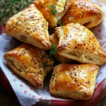 Chausson au fromage de chèvre et au miel