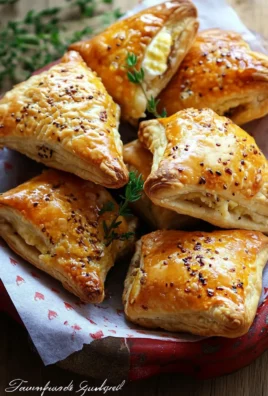 Chausson au fromage de chèvre et au miel