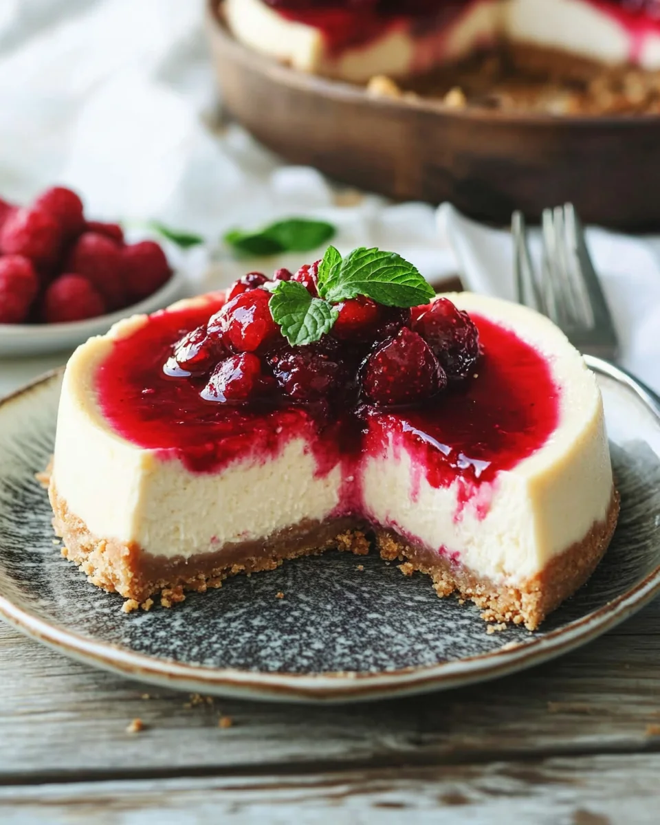Cheesecake au fromage frais et lait concentré (sans cuisson)
