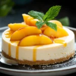 cheesecake aux pêches