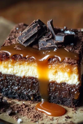 Cheesecake Brownie au Caramel