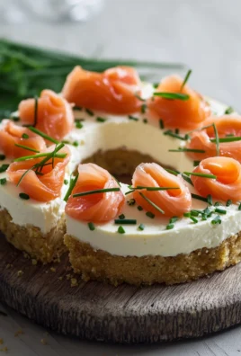 Cheesecake Salé au Saumon Fumé : Une Bouchée Fraîche et Élégante
