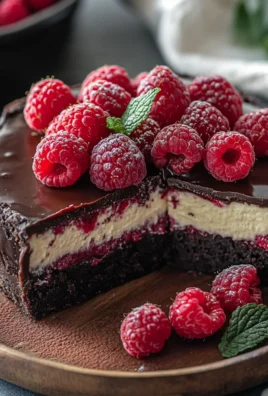 Cheesecake Ultime au Chocolat Noir et aux Framboises