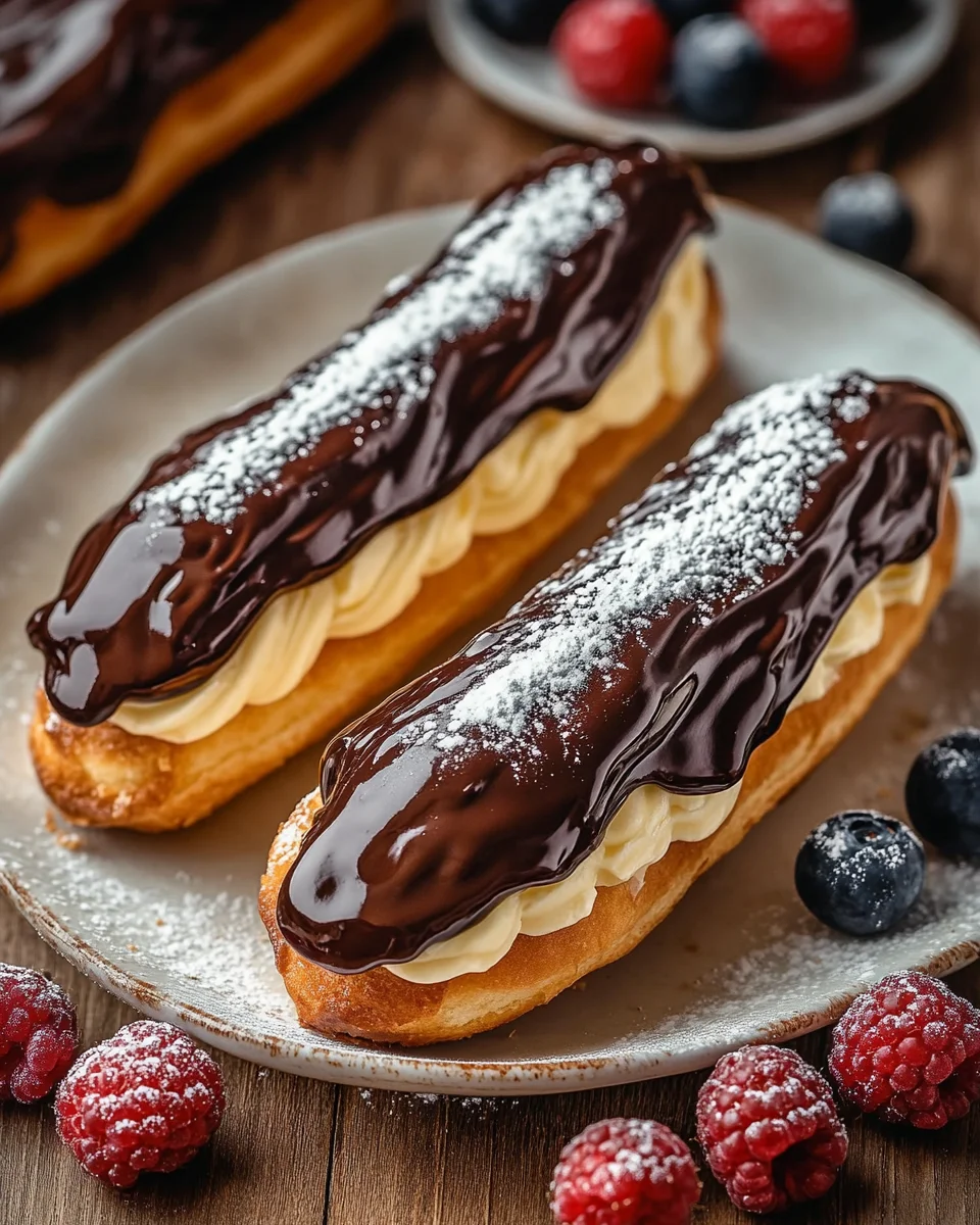 Éclairs Français Traditionnels : La Recette Authentique
