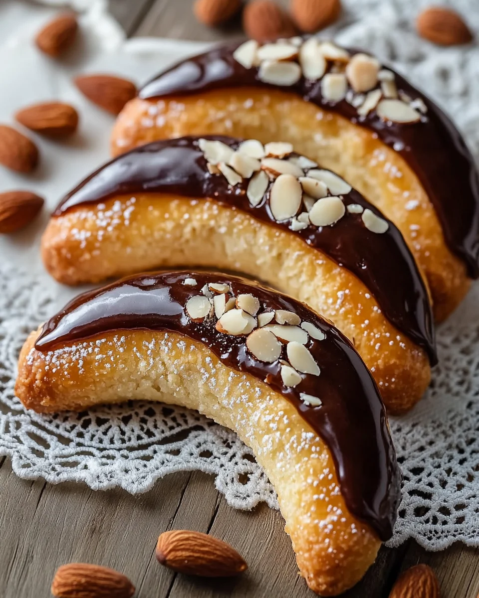 Cornes aux Amandes Allemandes Traditionnelles (Mandelhörnchen)