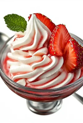 crème chantilly à la fraise