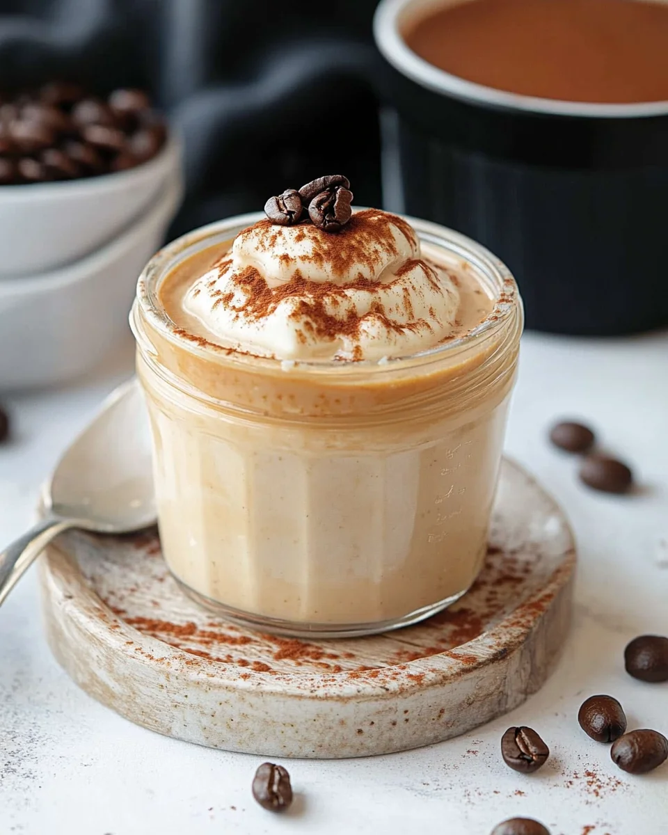 Crème dessert au café maison