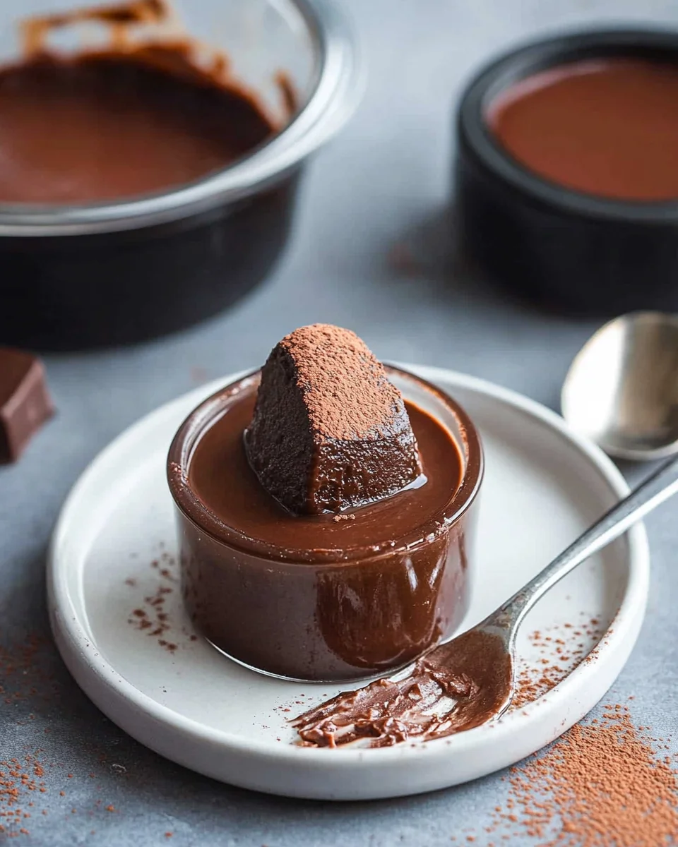 Crème Dessert Chocolat-Coco (2 Ingrédients, Sans Œufs, Sans Gluten)