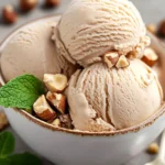 Crème glacée à la noisette avec sorbetière, recette ultra facile