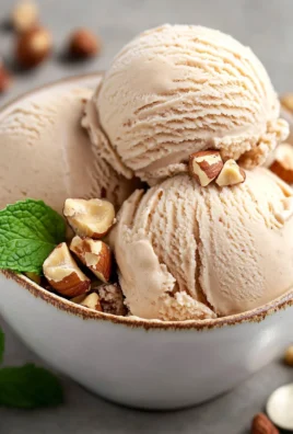 Crème glacée à la noisette avec sorbetière, recette ultra facile