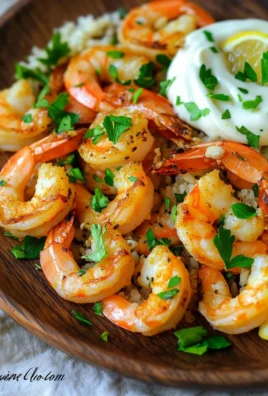 Crevettes rôties à l’ail et sa mayonnaise maison