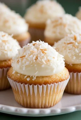 Cupcakes à la noix de coco maison faciles