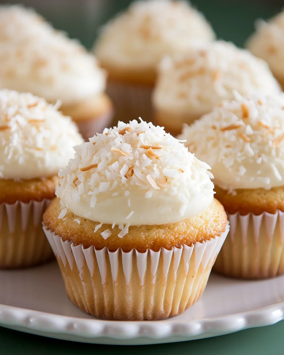 Cupcakes à la noix de coco maison faciles