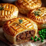 Délicieuses Tourtes Britanniques à la Viande