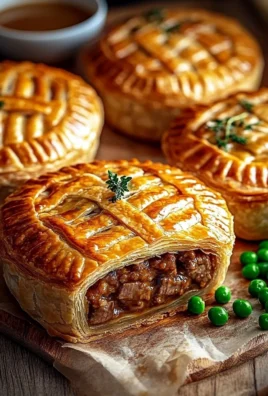 Délicieuses Tourtes Britanniques à la Viande