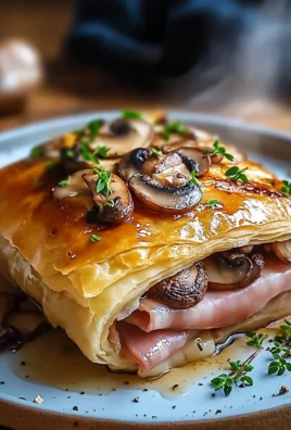 Feuilleté Jambon Champignons : Recette Facile et Rapide