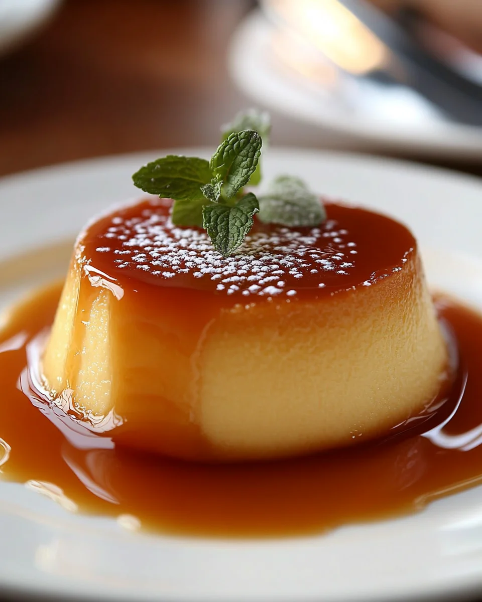 Flan caramel fondant : Le classique français qui émeut à chaque bouchée !