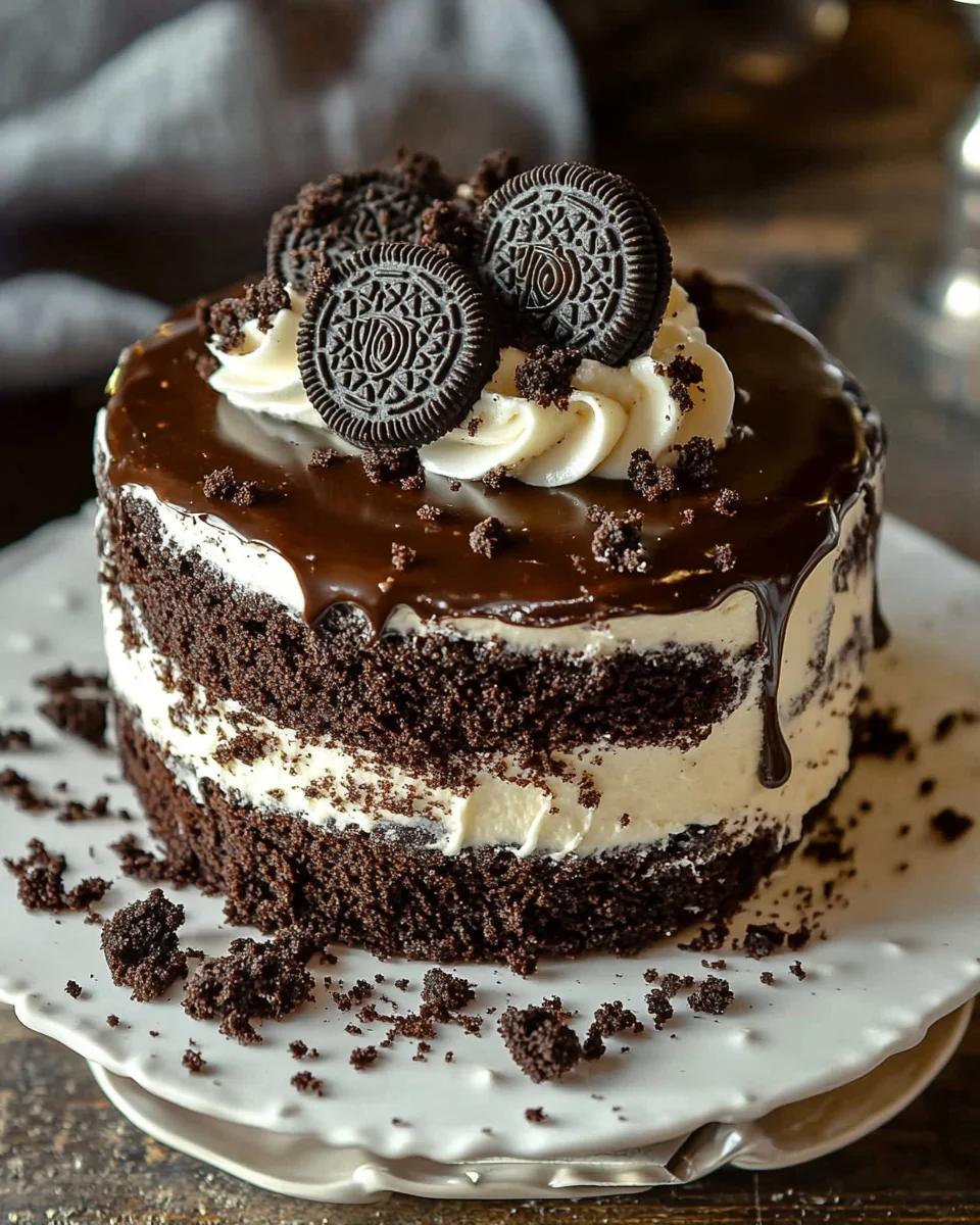 Gâteau Oreo avec Crème au Beurre Oreo : la recette gourmande et irrésistible