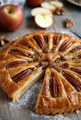 Galette des rois aux noix de pécan, aux pommes et à l’érable