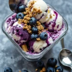 Glace au Cheesecake et aux Myrtilles : La Recette Maison Ultra Gourmande
