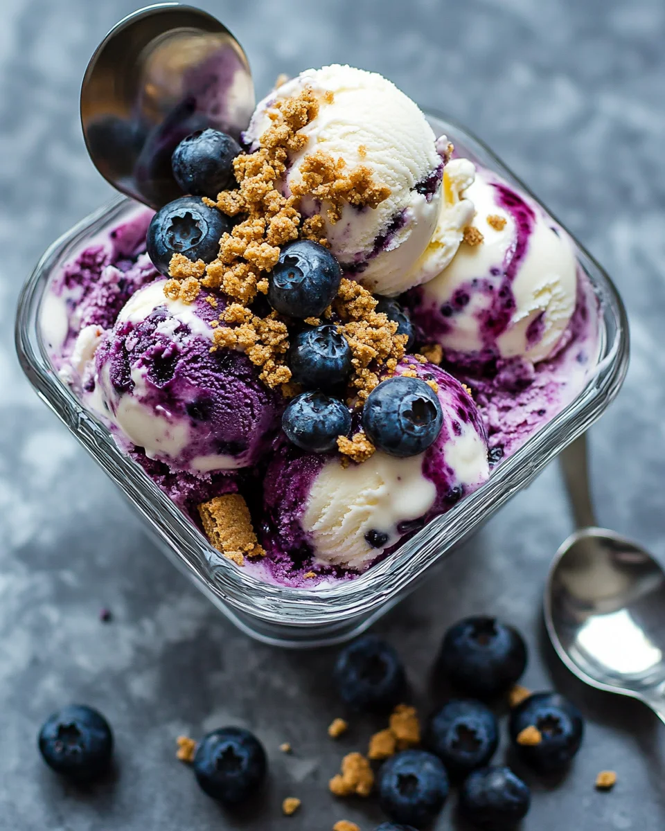 Glace au Cheesecake et aux Myrtilles : La Recette Maison Ultra Gourmande