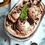Glace Sans Sorbetière au Chocolat et Oreo : la recette ultra crémeuse et facile