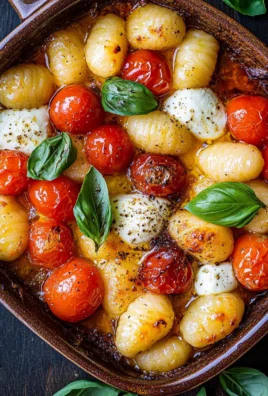 Gnocchis au Four aux Tomates Cerises et à la Mozzarella