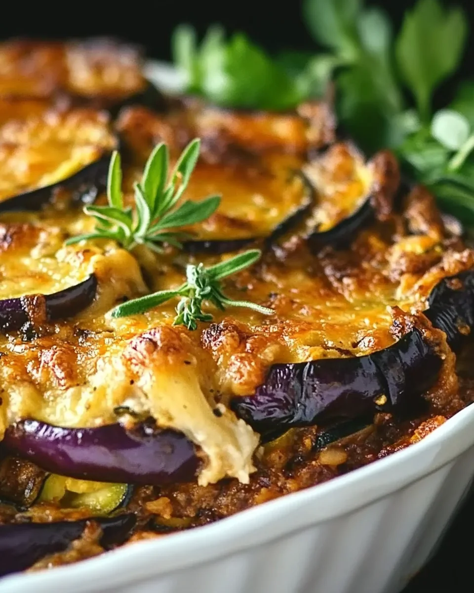 Gratin d'Aubergines et de Courgette : La Recette Facile, Fondante et Gourmande