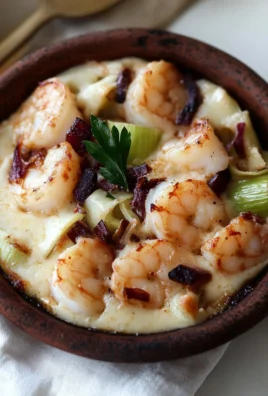 Gratin de fruits de mer aux poireaux