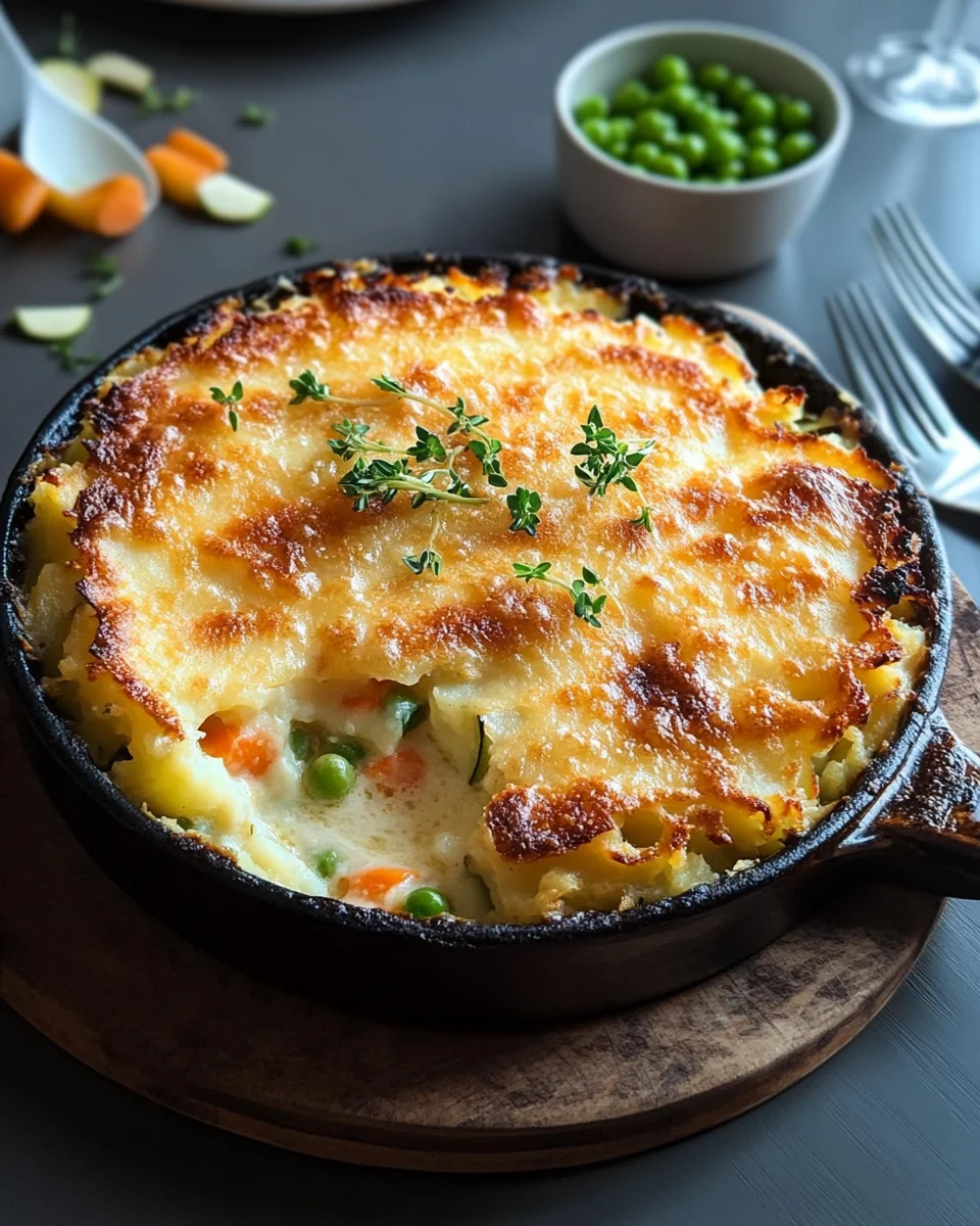 Hachis parmentier aux légumes