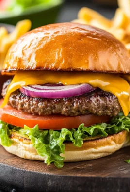 Hamburgers Grillés Juteux Maison