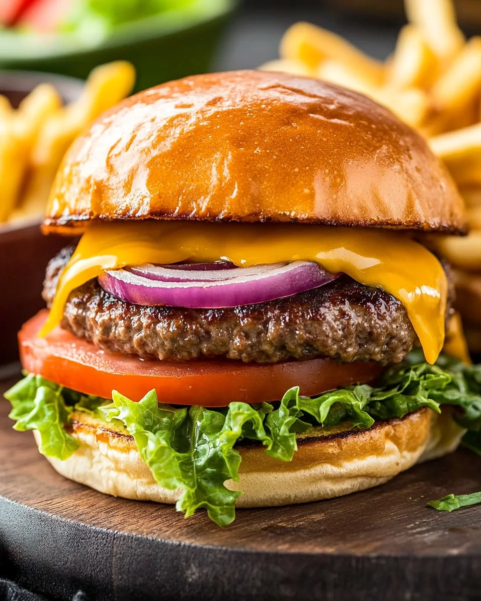 Hamburgers Grillés Juteux Maison