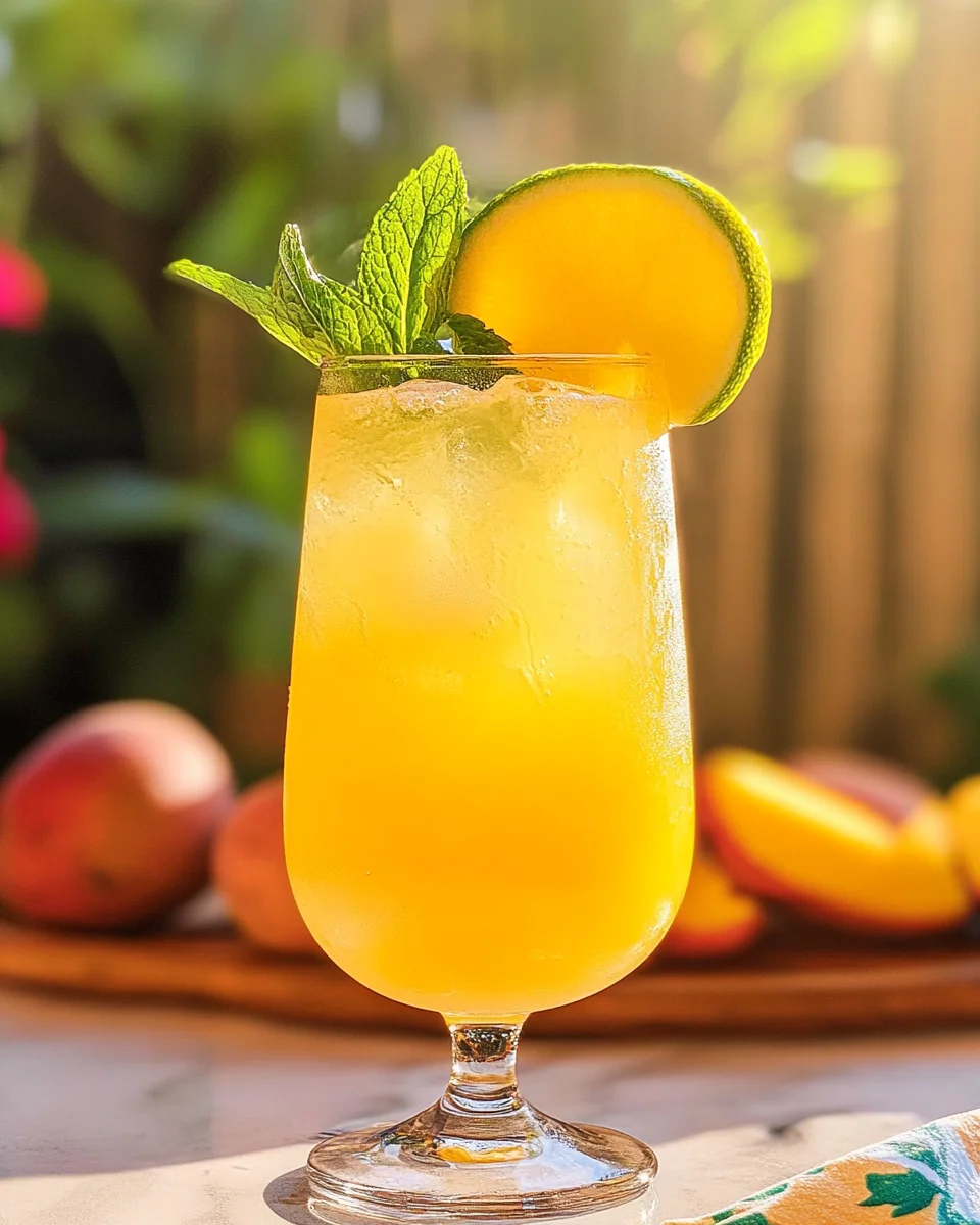 Limonade à la mangue : la boisson maison ultra rafraîchissante pour les chaudes journées d’été