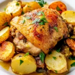 Poulet Rôti au Safran et Pommes de Terre : la recette parfumée, fondante et facile