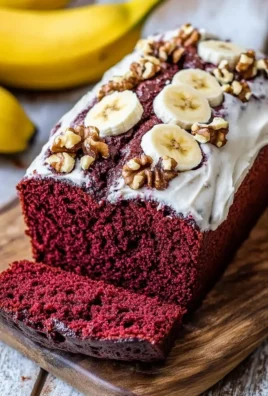 Recette de Banana Bread Red Velvet Moelleux : Le Cake Gourmand au Chocolat et au Fromage Frais