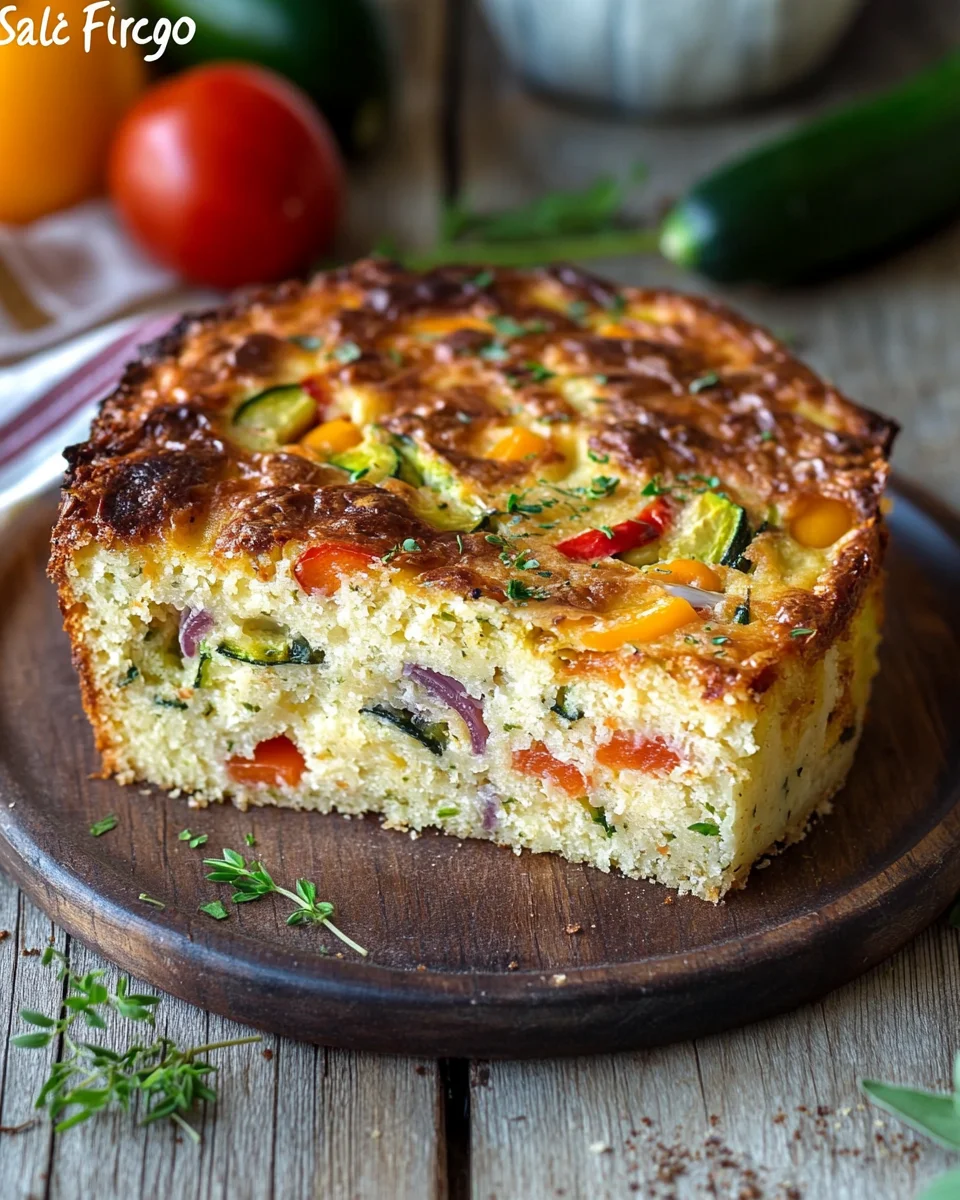 Cake Salé Vide-Frigo Moelleux et Savoureux : L'Indispensable des Pique-Niques et Déjeuners Improvisés
