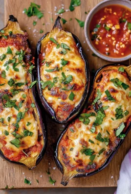 Aubergines farcies à la mozzarella filante cuites à la friteuse à air le dîner qui fait l’unanimité