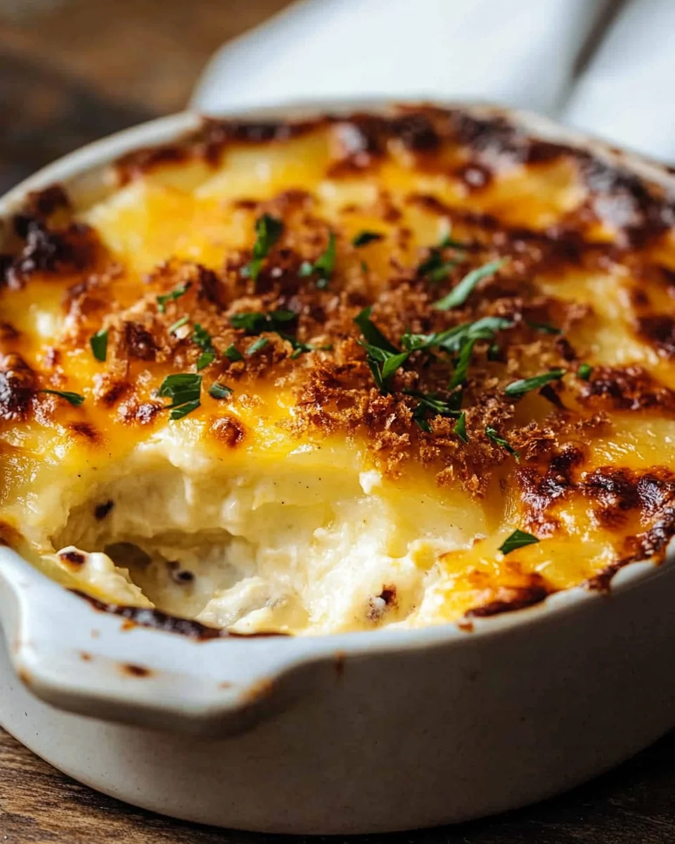 Gratin de Purée de Pommes de Terre à Préparer à l’Avance – Recette Crémeuse et Fromagère