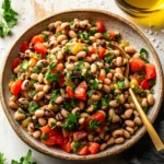 Salatet Lubia Be Ain Souda (Salade de Haricots à Œil Noir) – Recette Fraîche et Méditerranéenne