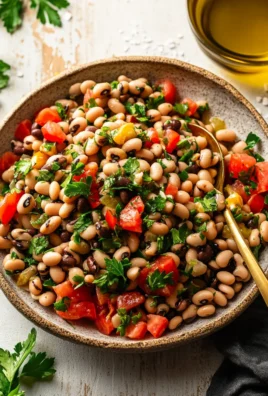 Salatet Lubia Be Ain Souda (Salade de Haricots à Œil Noir) – Recette Fraîche et Méditerranéenne