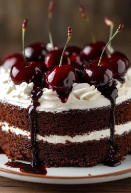 Forêt Noire Classique – La Véritable Recette Gourmande au Chocolat, Cerises et Chantilly