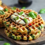 Gaufres de Légumes à la Mozzarella : La Recette Révolutionnaire qui va Changer Tes Apéros !