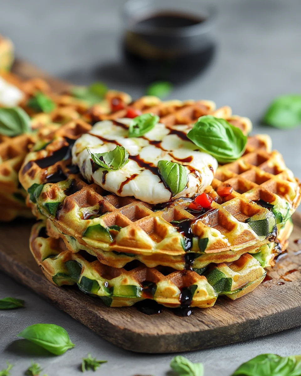 Gaufres de Légumes à la Mozzarella : La Recette Révolutionnaire qui va Changer Tes Apéros !