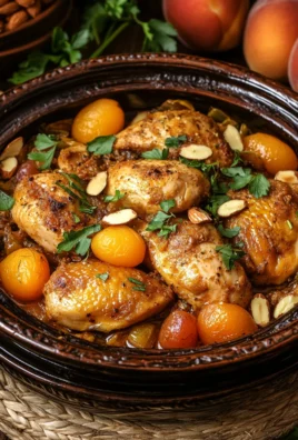 Tajine de poulet aux abricots et amandes : la recette marocaine traditionnelle facile